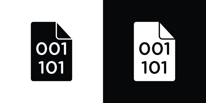 File Binary icon clipart for apps and web