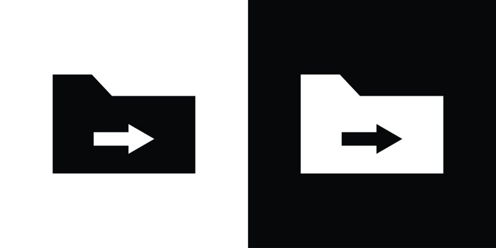 Move To Folder icon clipart for apps and web