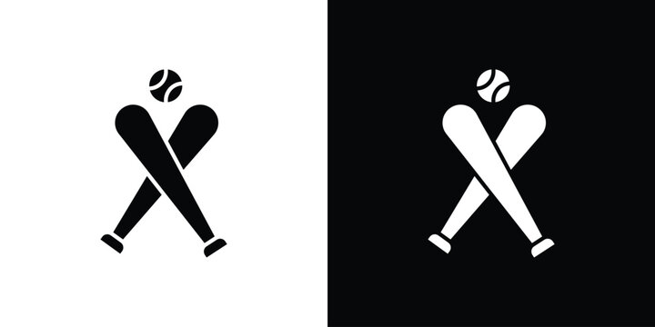 Baseball icon clipart for apps and web