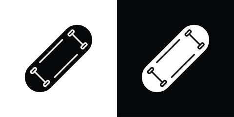 Skateboard icon clipart for apps and web © Sabrin