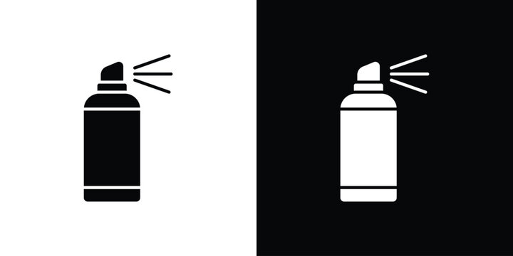 Spray can icon clipart for apps and web
