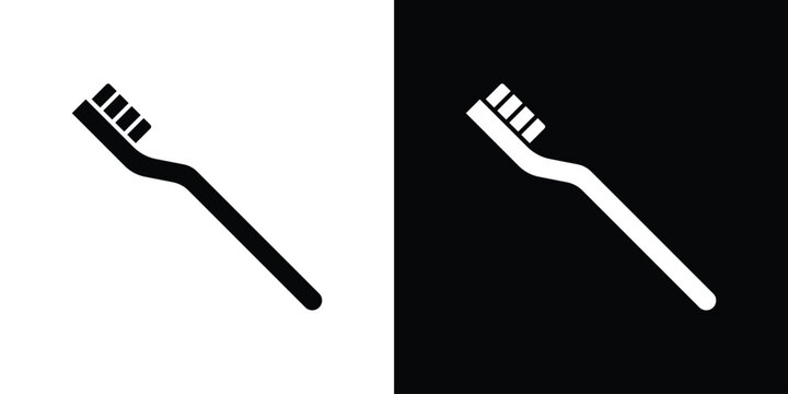 Toothbrush icon clipart for apps and web