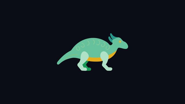  Stylish Dinosaur Icon for Creative Projects
