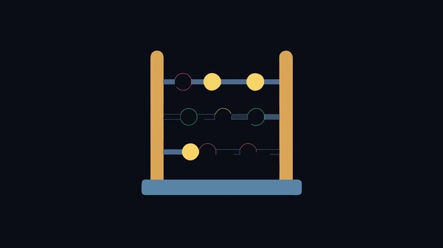  Colorful Abacus Illustration for Education