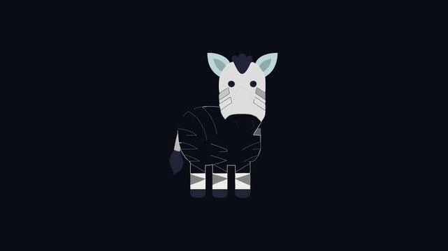  Zebra Icon for Wildlife Themes