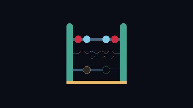  Abacus Design Icon for Learning