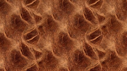 Obraz premium Seamless textured pattern of aged brown leather with intricate woven details