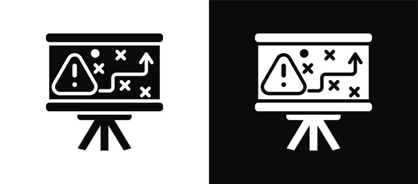 Plan icon set multiple color collection