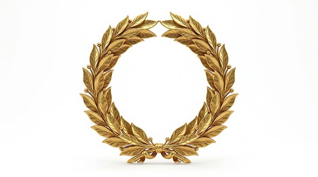 gold laurel wreath International Football Tournament Concept with World Flags and Championship Trophy