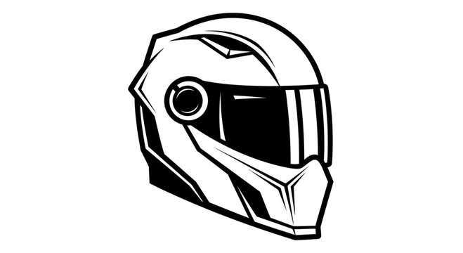 Motorcycle helmet with visor for safety