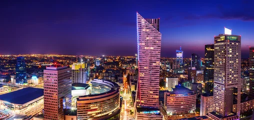 Night view of Warsaw © Roxana