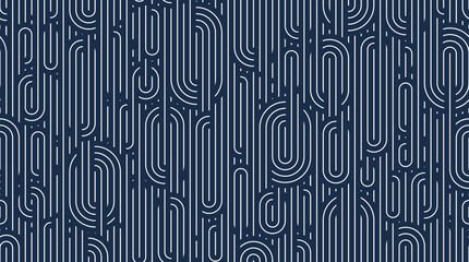 Linear seamless pattern, vector stripy geometric abstract background, tiling art runny dynamic lines, funky endless retro wallpaper.