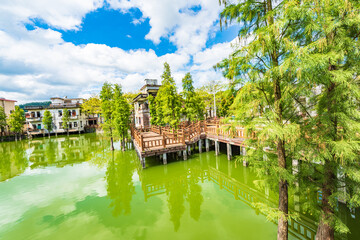 Fototapeta premium Shangyue Ancient Village, Fogang County, Qingyuan City, Guangdong Province