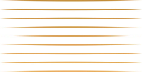 Fototapeta premium Gold thin horizontal line vector
