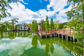 Fototapeta premium Shangyue Ancient Village, Fogang County, Qingyuan City, Guangdong Province