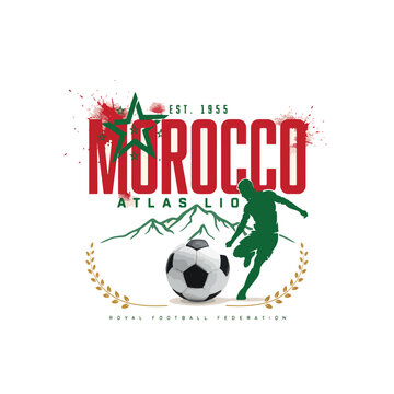Morocco T-shirt  with Football, t-shirt,  t-shirt design, t shirt , T-SHIRT ,T-SHIRT DESIGN,T SHIRT ,football jersey,football t shirt 
