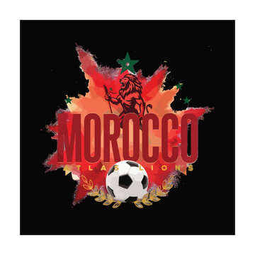 Morocco Atlas Lions football t-shirt design, t-shirt,  t-shirt design, t shirt , T-SHIRT ,T-SHIRT DESIGN,T SHIRT ,football jersey,football t shirt 
