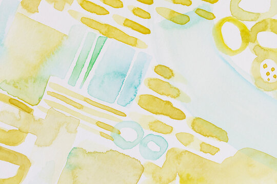 Background design with watercolor abstract shapes