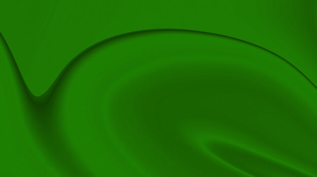 Dark emerald green abstract background with smooth flowing curves