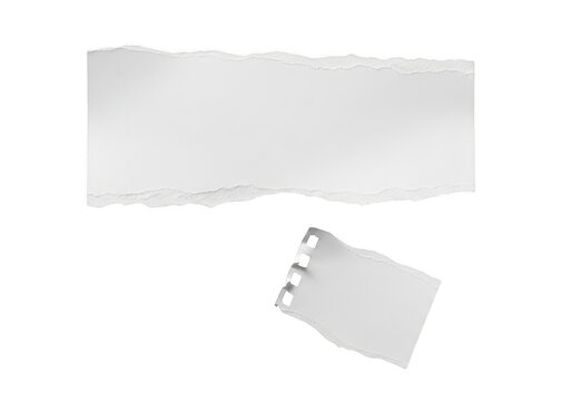 Two white rectangular objects with rounded corners isolated on transparent background isolated on transparent background