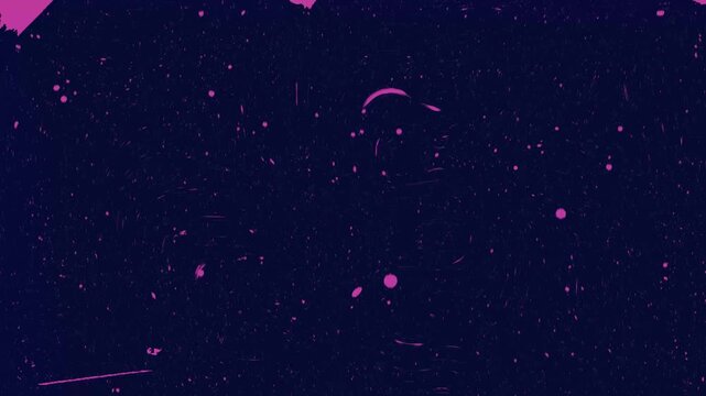 Pink textured geometric shapes on dark blue grainy background, ideal for modern art prints, website backgrounds, or social media designs.