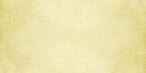 Obraz premium Light olive yellow vintage paper background texture with dark grunge borders and subtle vertical canvas lines. Light olive yellow background, weathered vintage appearance
