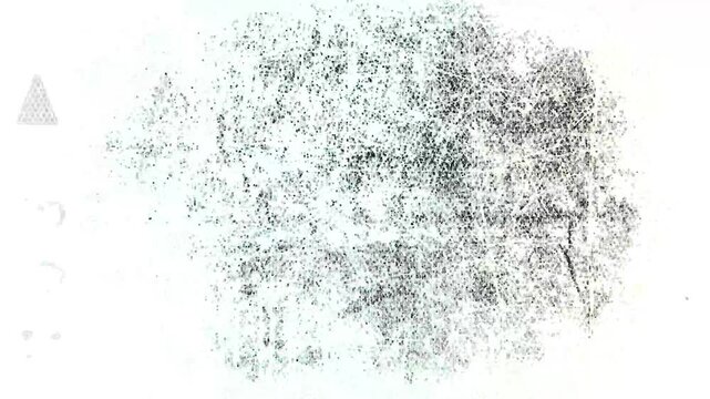 Gray mottled texture irregular shape dark charcoal smudge abstract grain grainy noise for backgrounds, graphic design, digital art, and textures.