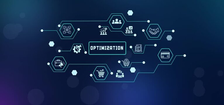 Process optimization flow chart design representing efficiency improvement and corporate workflow performance.