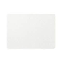 Naklejka premium Blank white rectangular textured watercolor paper board