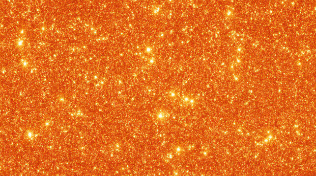 orange glitter texture glows with shimmering light for festive autumn celebration backdrop