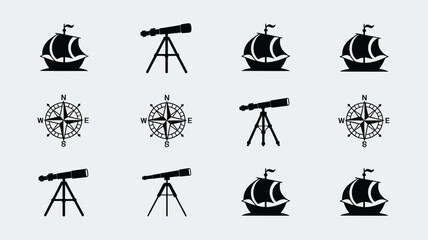 Fireworks icon for celebration and festive event. © Pronab