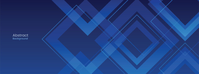 Obraz premium Modern Blue Minimalist Backdrop with Elegant Square Patterns, Subtle Gradients and Copy Space.
