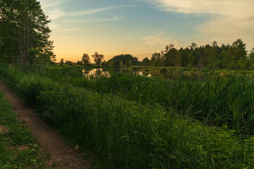 Wieczór nad Widawką © Katarzyna