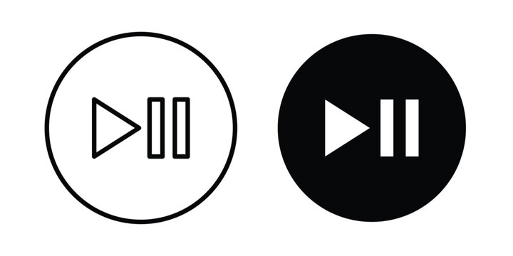 Play pause icon