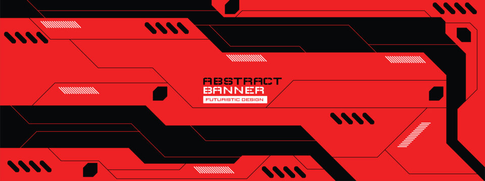 Futuristic Mecha Gaming Wallpaper with Black and Red Featuring High-Contrast Aesthetic.