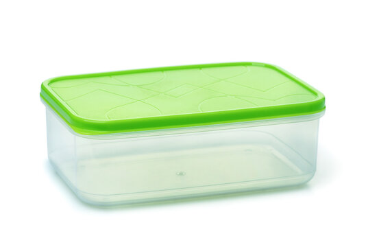 Empty plastic food container