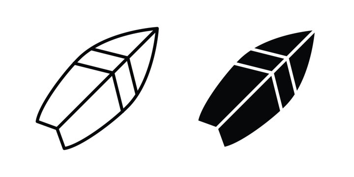 Surf board icon