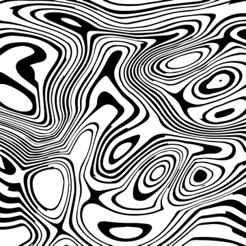 Graphic Contour Line Background with Modern Artistic Style