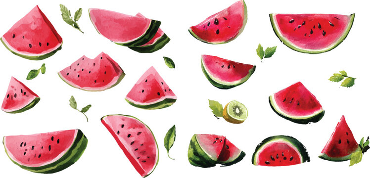 watermelon seamless pattern