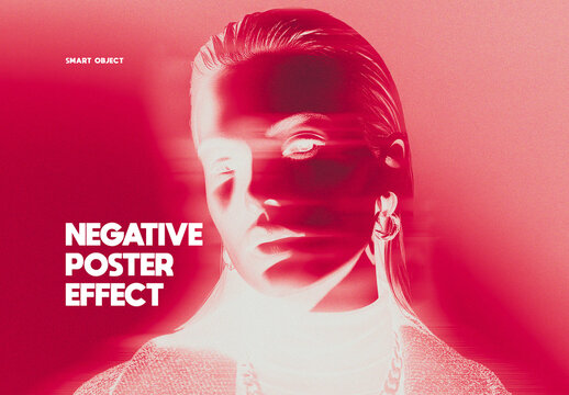 Negative Poster Photo Effect