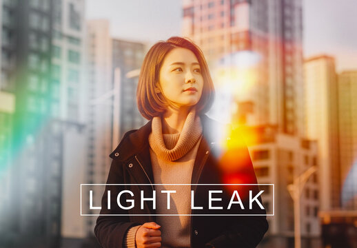 Light Leak Photo Effect