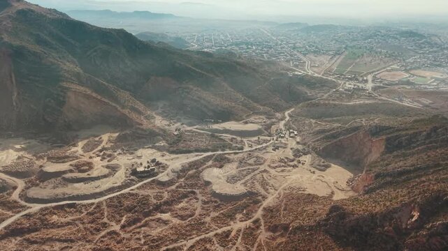 Kohat city view from above Kohat, Khyber Pakhtunkhwa, Pakistan