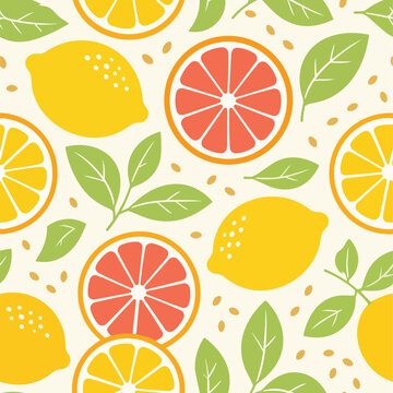 Splendid_Citrus_Lemon_Orange_Grapefruit_Fruit_Summer_Seamless_Pattern
