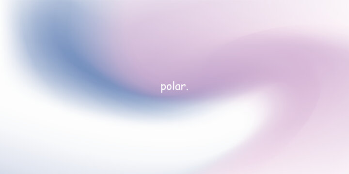 Abstract cirrus clouds. Light blue, pink color vector banner. Pastel gradient sky pattern.