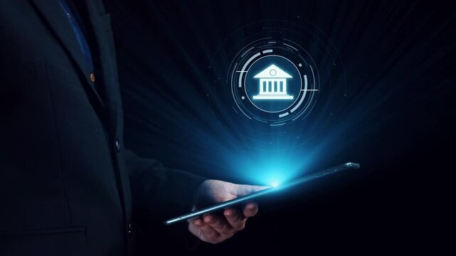 Futuristic digital law interface displaying justice scale, highlighting digital law, AI compliance, digital law systems, and digital law regulations for secure governance. Elide