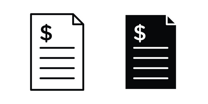 Bank statement icon