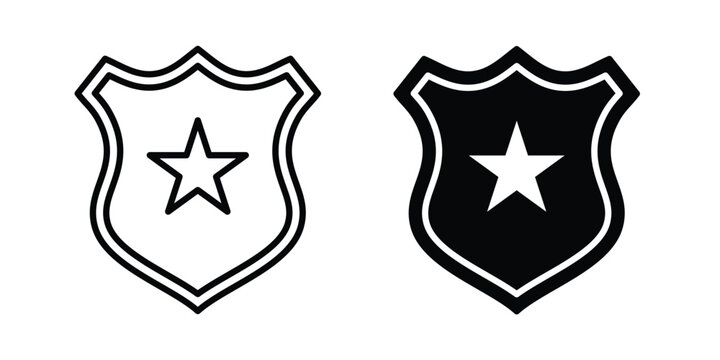 Police badge icon