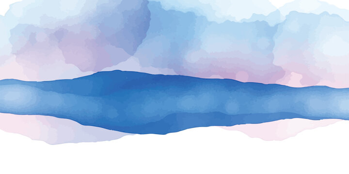 Abstract background with soft purple and blue watercolor ink layers watercolor abstract background artistic gradient creative backdrop illustration colorful staining minimalist transparent