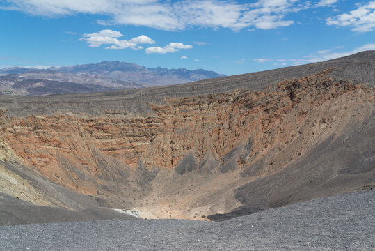 mountain landscape in death valley