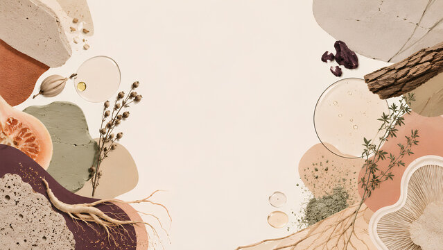 Clean beauty ingredient map for luxury skincare packaging